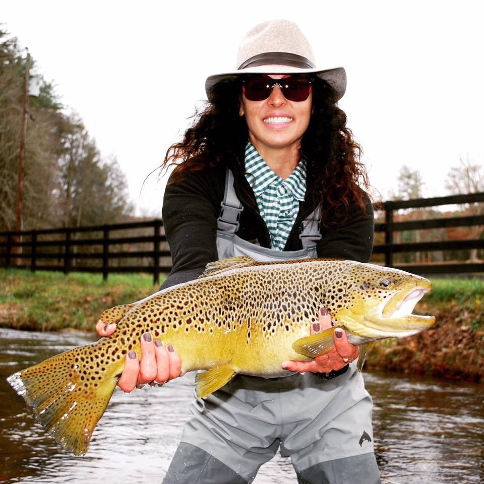 Fly Fish Blue Ridge guide and angler on the river